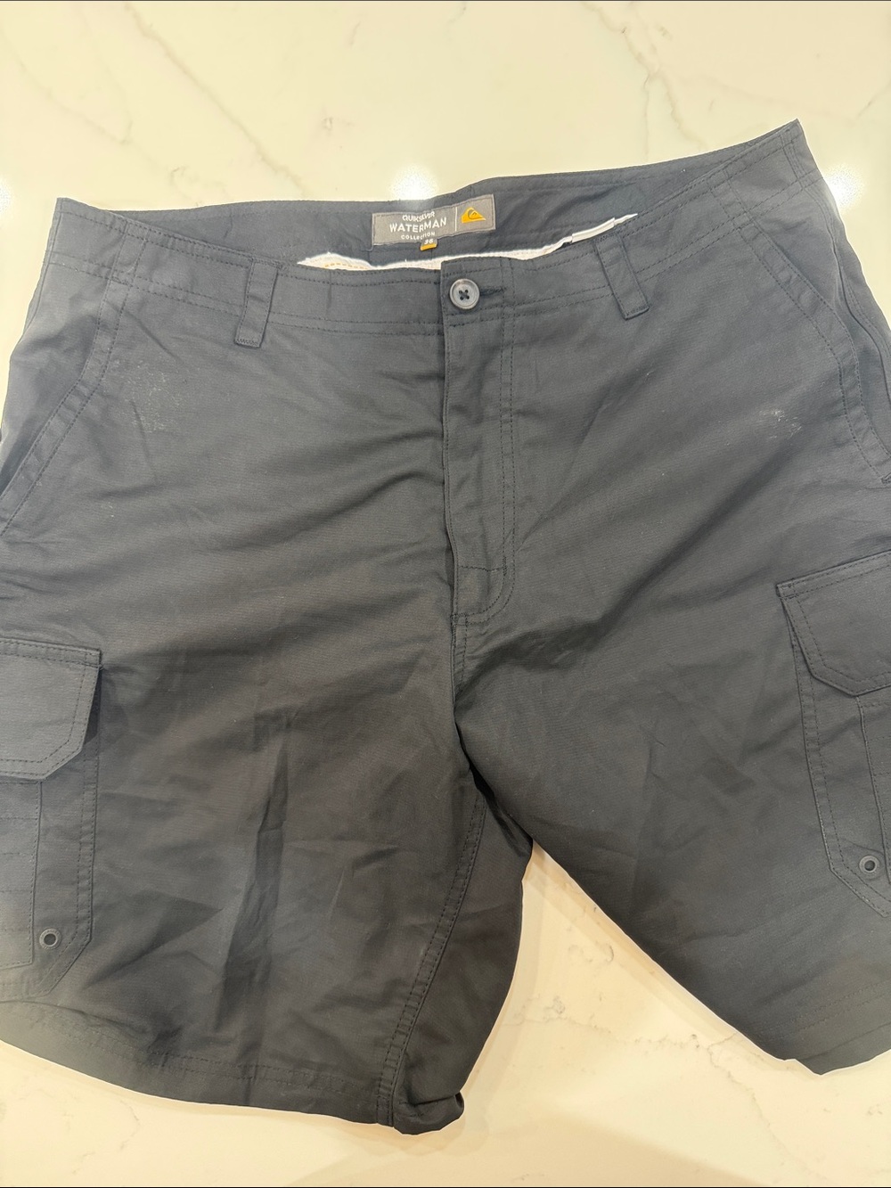 Quiksilver Men’s Black Cargo Hybrid Shorts